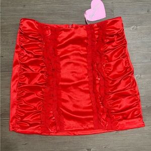 NWT Dolls Kill / Sugar Thrillz Charm And Cherish Mini Skirt